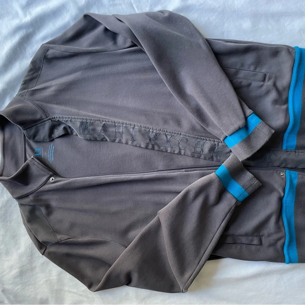 Armani Exchange slim zip
